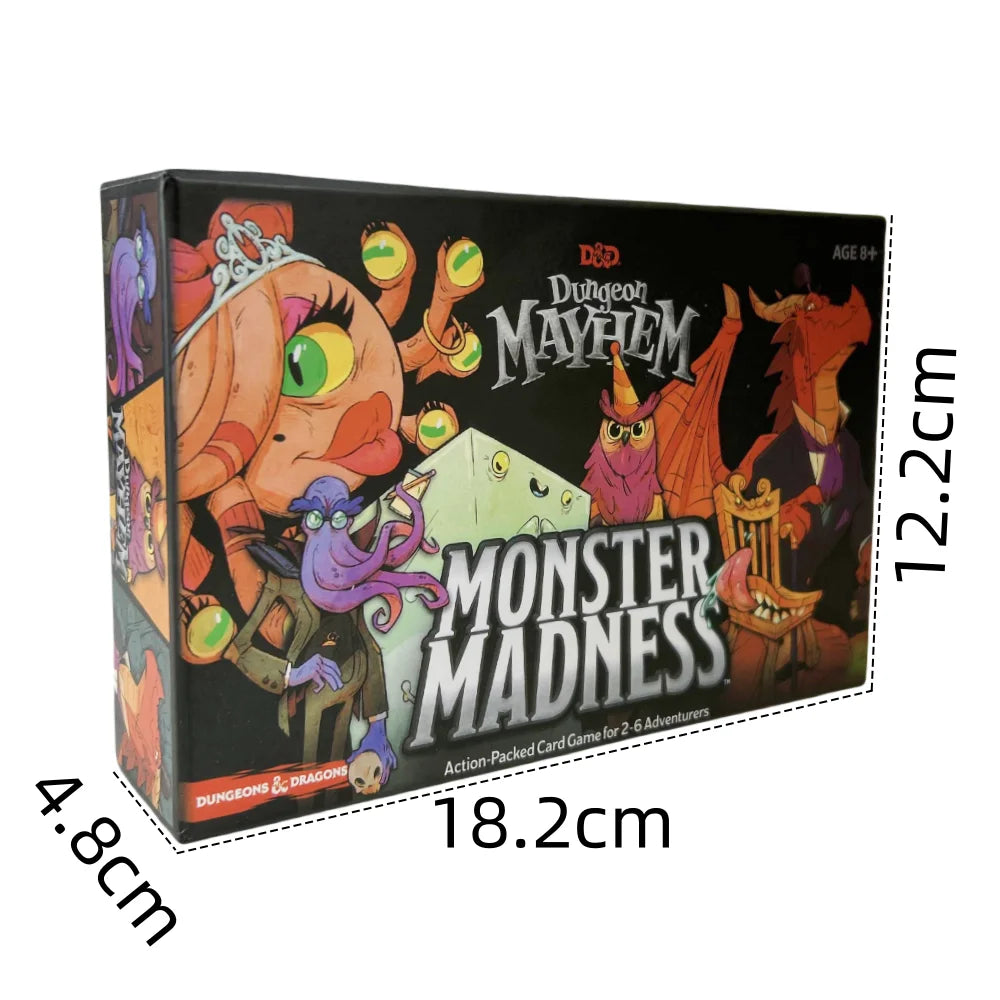 Dungeon Mayhem Board Games Cards Monster Madness Card Deck English Version Gift Wholesale