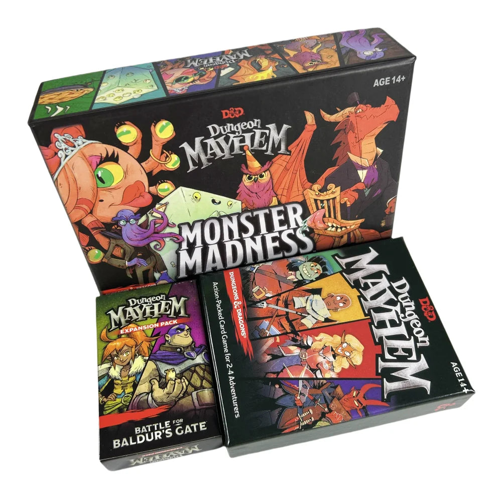 Dungeon Mayhem Board Games Cards Monster Madness Card Deck English Version Gift Wholesale